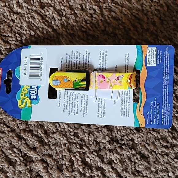New SpongeBob SquarePants flashing lcd watch New SpongeBob SquarePants flashing - Picture 6 of 7